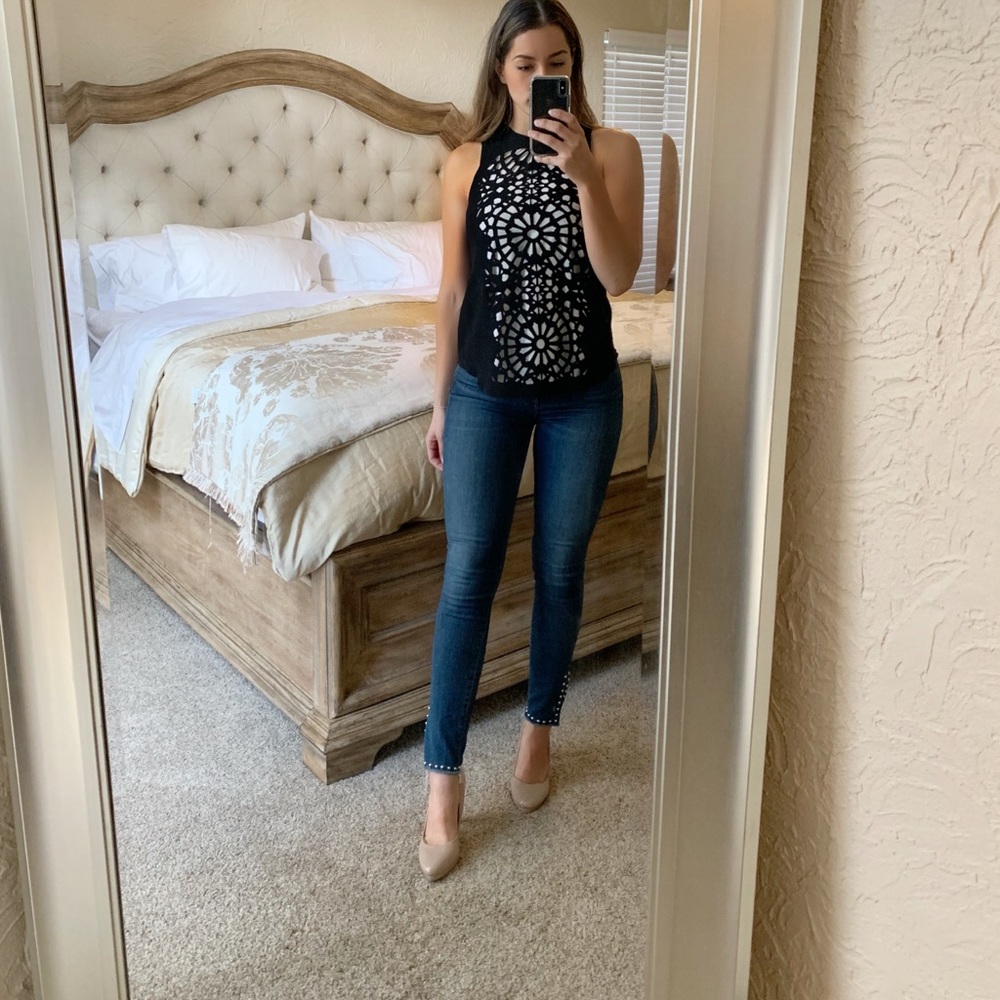 Black elegant blouse